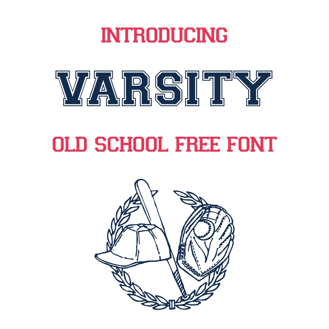 Main Cover Image for varsity font free by MasterBundles.