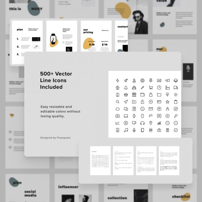 MOSY - Keynote A4 Vertical Template – MasterBundles