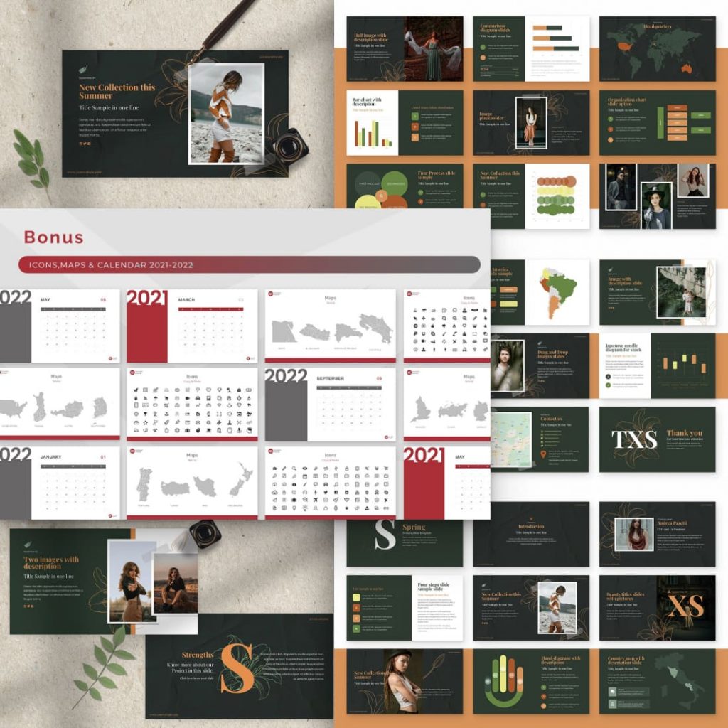 Spring Presentation: Environment Powerpoint Template – MasterBundles