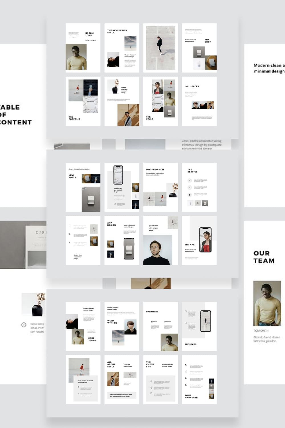 MODEN - Keynote A4 Vertical Template – MasterBundles