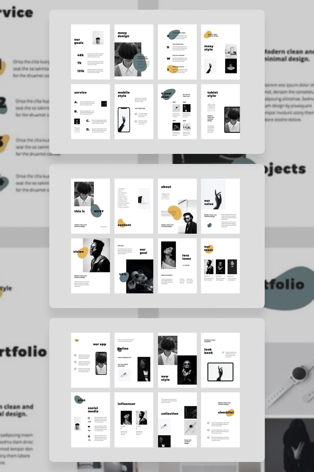 MOSY - Keynote A4 Vertical Template – MasterBundles