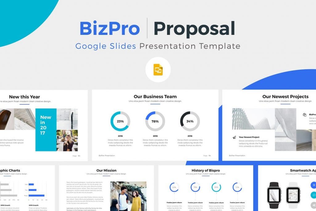 BIZPRO - Proposal Google Slides Presentation Template.