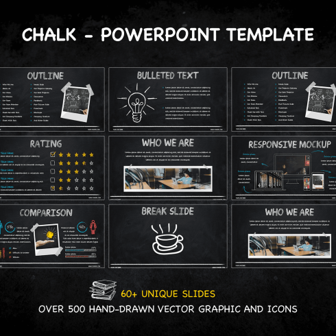 Chalk - Powerpoint Template by MasterBundles.