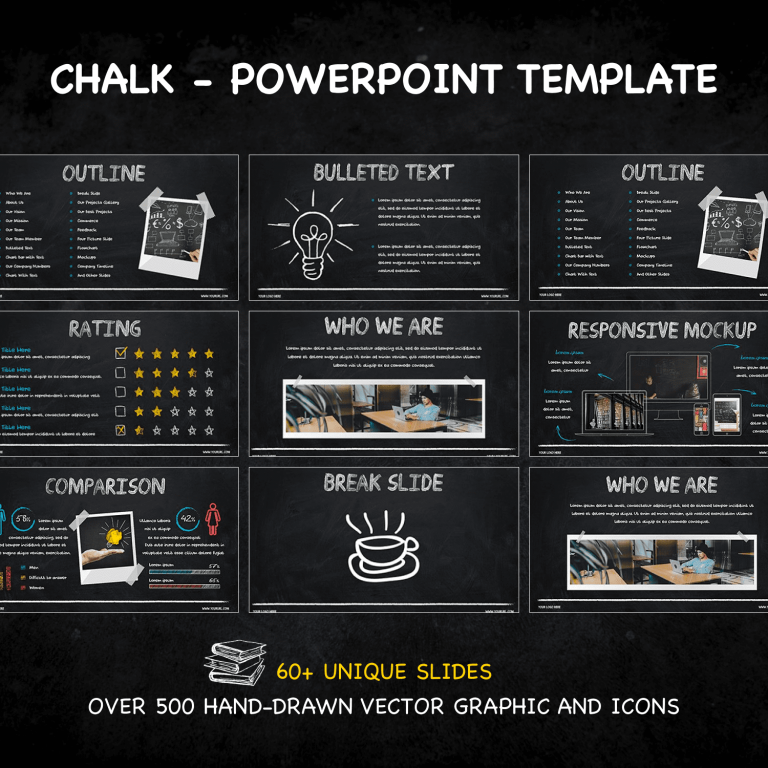 Chalk - Chalkboard Powerpoint Templates – MasterBundles