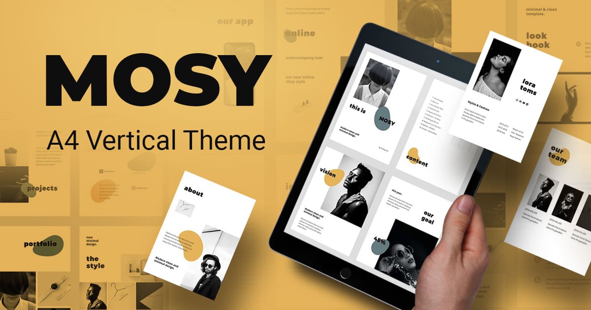 MOSY - Google Slides A4 Template – MasterBundles
