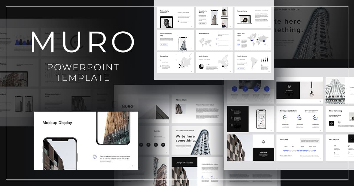 MURO - Creative Powerpoint Templates – MasterBundles