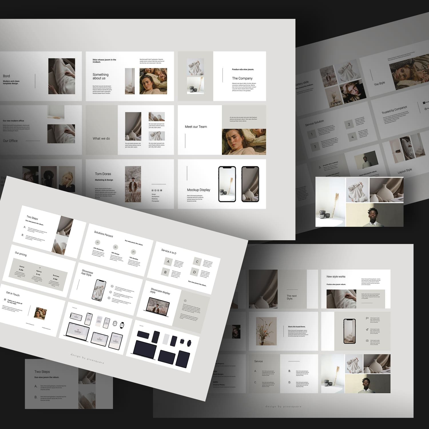 BORD - Neutral Powerpoint Template.