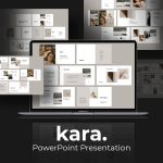 KARA - Media Kit Powerpoint Template by MasterBundles.
