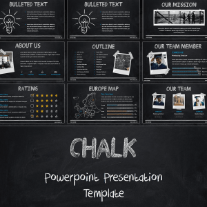 Chalk - Chalkboard Powerpoint Templates – MasterBundles