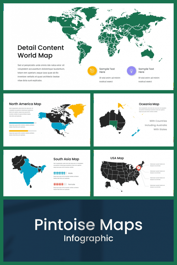 Maps Presentation: Powerpoint, Keynote, Google Slides – MasterBundles