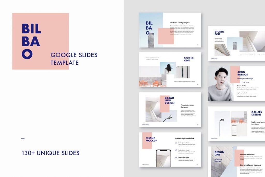 BILBAO - Creative Modern Google Slides Template.