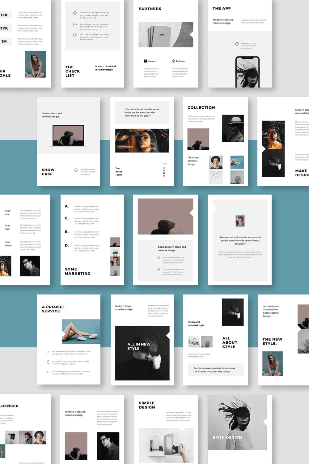 BOSH - Keynote A4 Vertical Template – MasterBundles