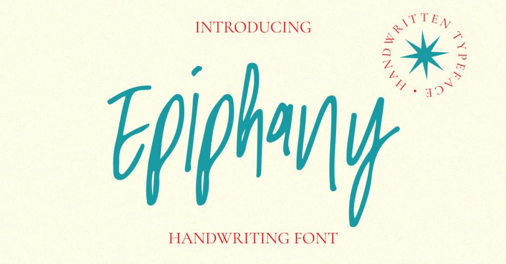Beautiful Epiphany Handwriting Font Facebook Collage Image by MasterBundles.