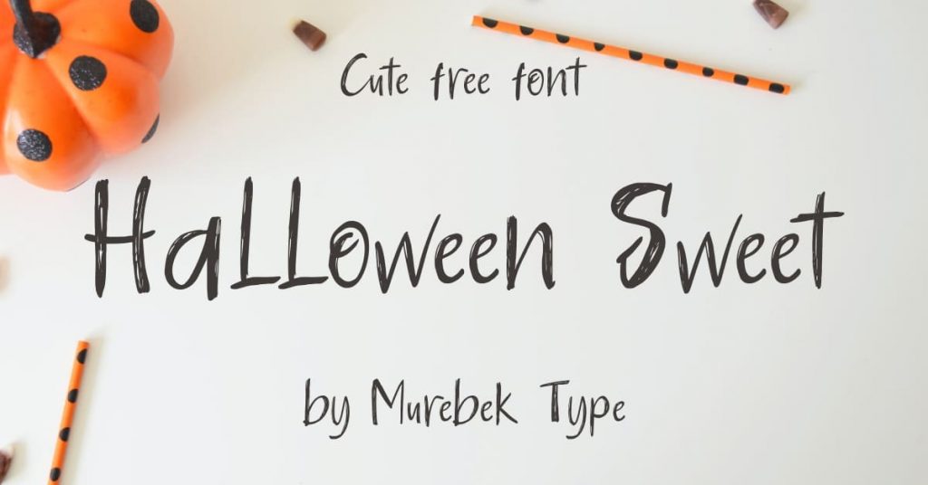 Facebook Collage Image for Halloween Sweet - cute free halloween font by MasterBundles.