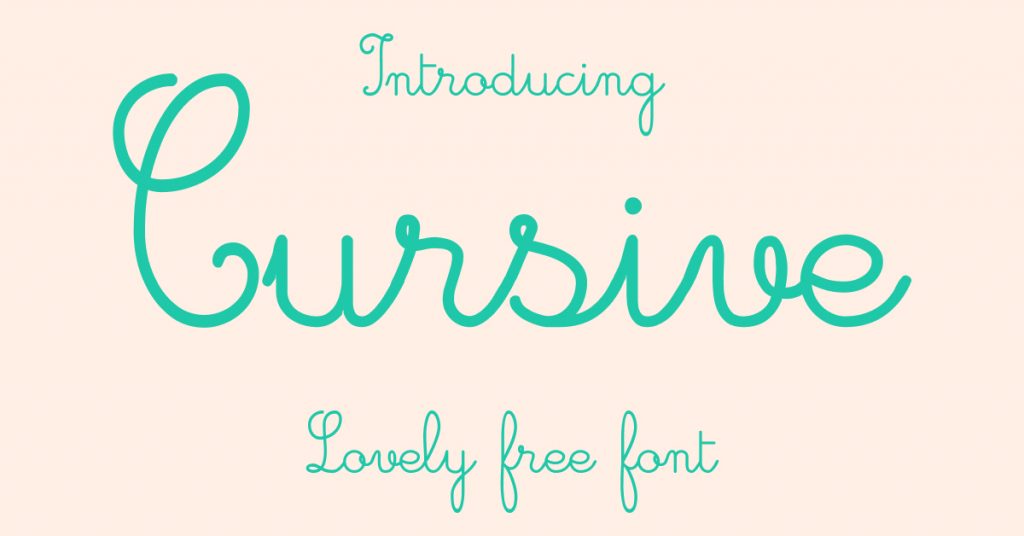 Lovely Free cursive Font Facebook Collage Image by MasterBundles.