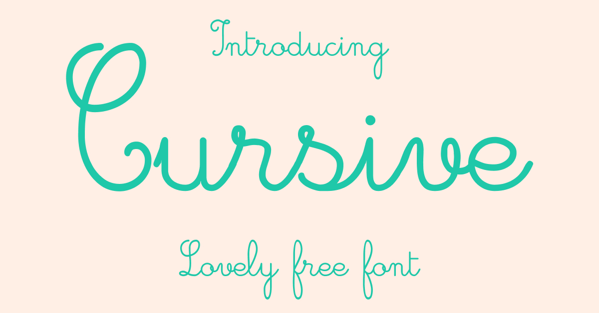 Lovely Free cursive Font – MasterBundles