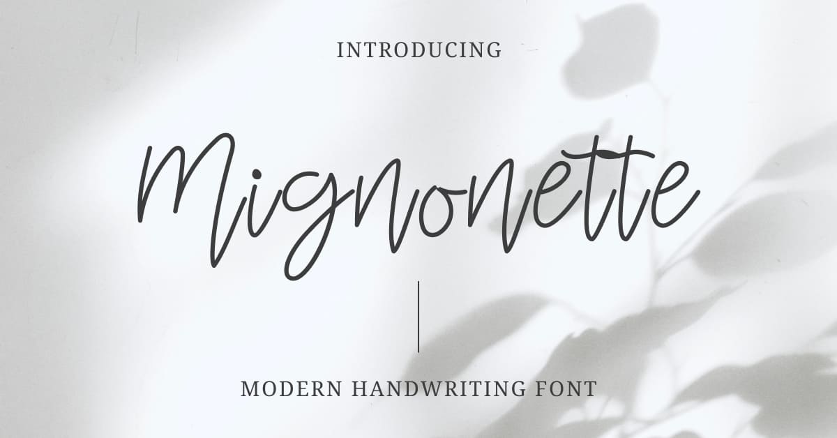 Mignonette Handwriting Font Facebook Collage Image by MasterBundles.