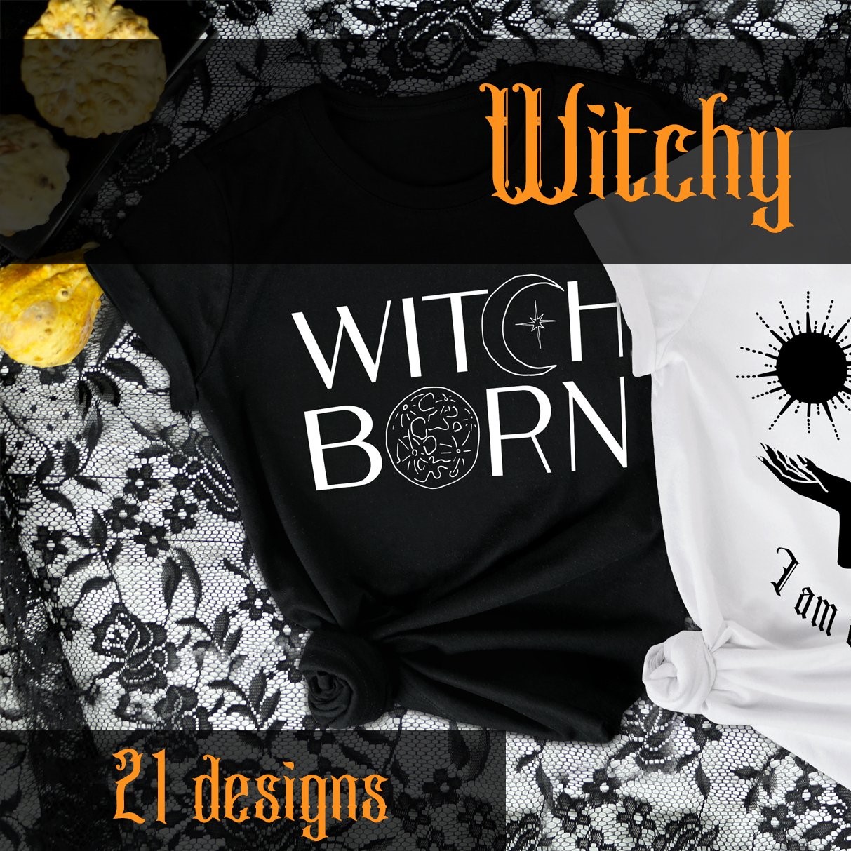 Witchy and Celestial Prints Vector Illusrtation Preview.
