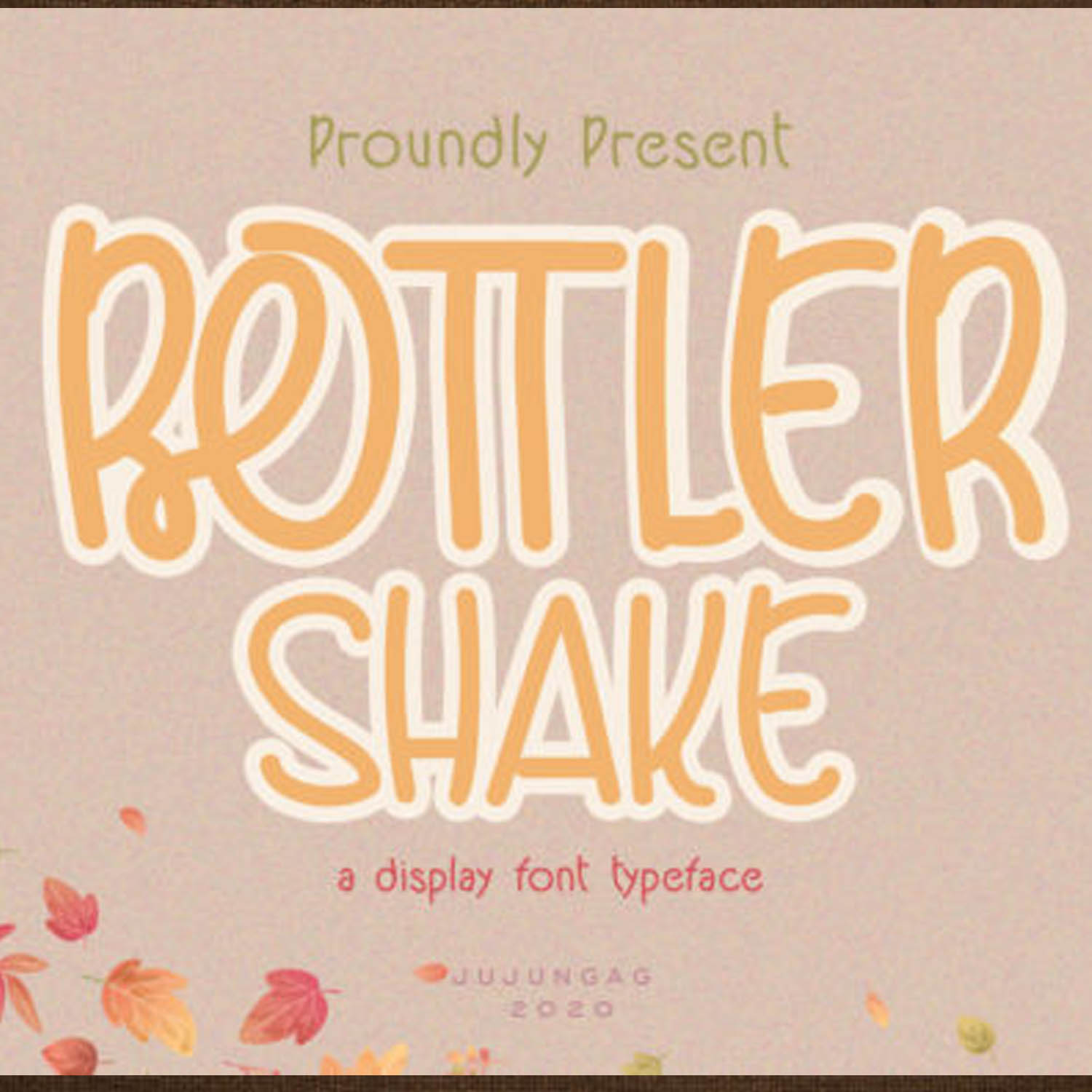 Bottler Shake Font cover image.