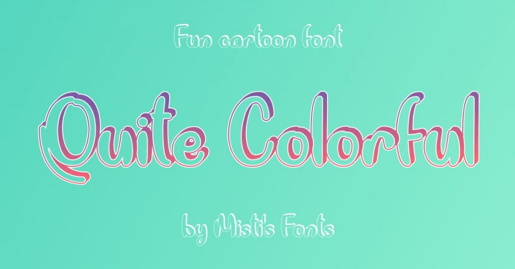Free colorful font Facebook Collage Image by MasterBundles.