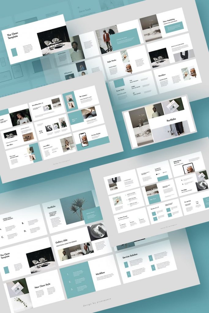 CABO Google Slides Template by MasterBundles Pinterest Collage Image.