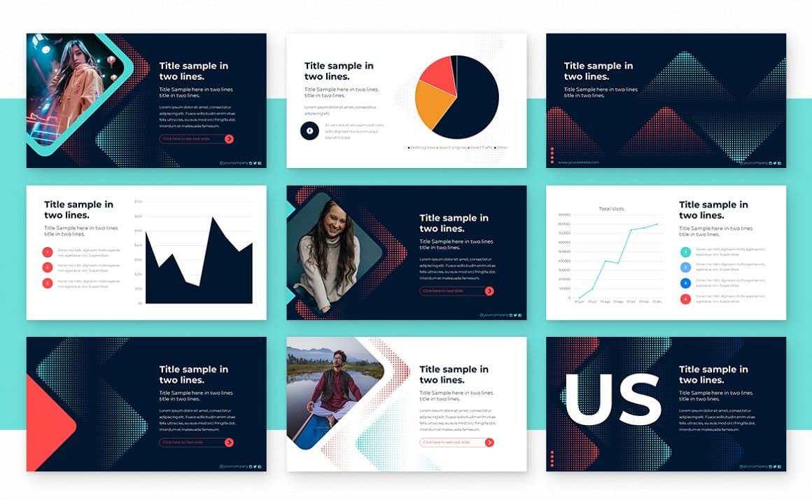 Range Point Powerpoint Templates Professional – MasterBundles