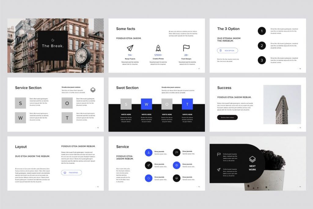 Sections MURO - Powerpoint Template.