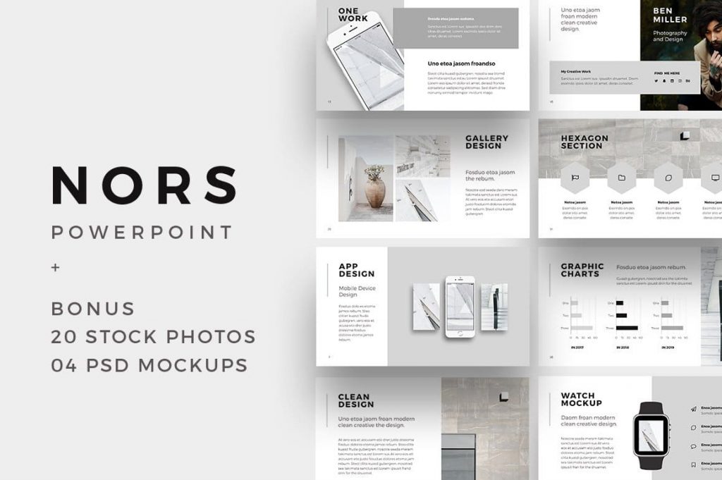 Cover for NORS Powerpoint Template.