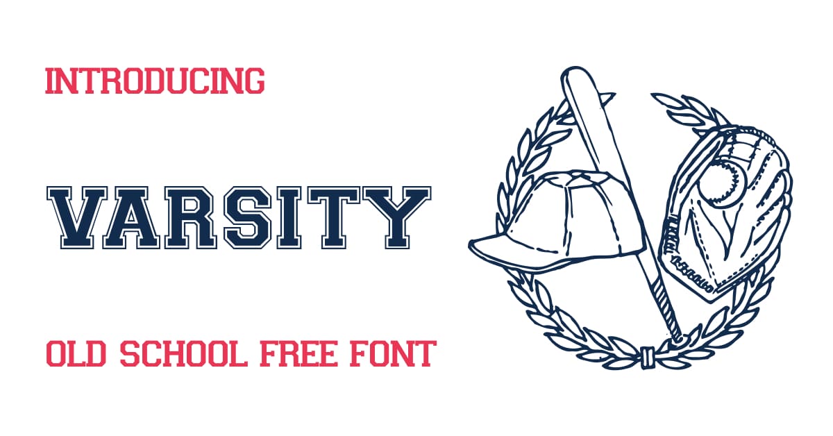 Vintage Varsity Font