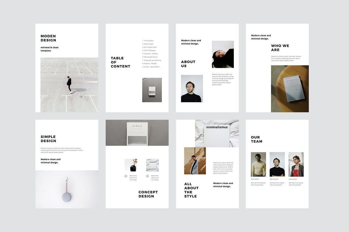 MODEN - Powerpoint Vertical Template – MasterBundles