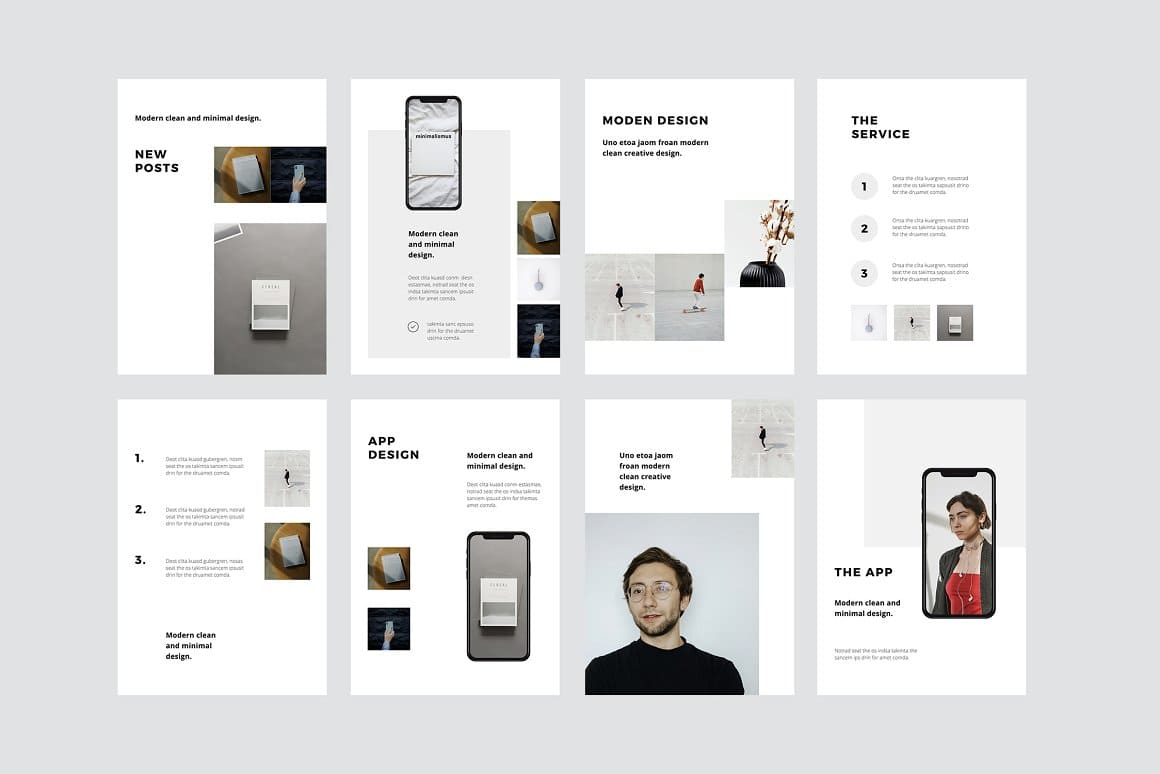 MODEN - Powerpoint Vertical Template – MasterBundles