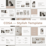 COSA - Keynote Style Template by MasterBundles.