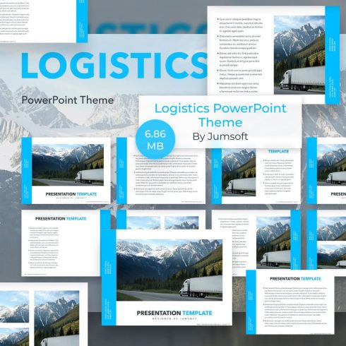 01 Logistics PowerPoint Theme 1100x1100 1