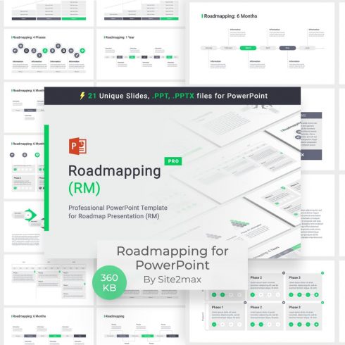 Roadmapping for PowerPoint by MasterBundles.