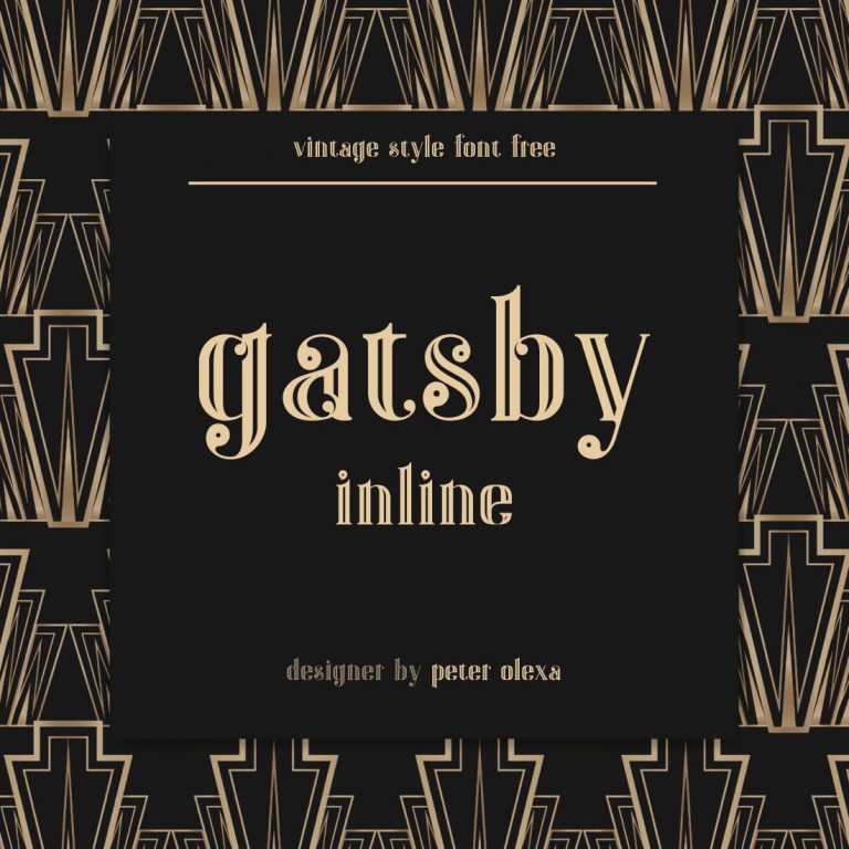 great gatsby style fonts
