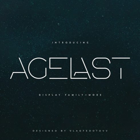 agelast Display Font 10 Graphics cover image.