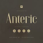 Anteric College Font 3 weights cover image.