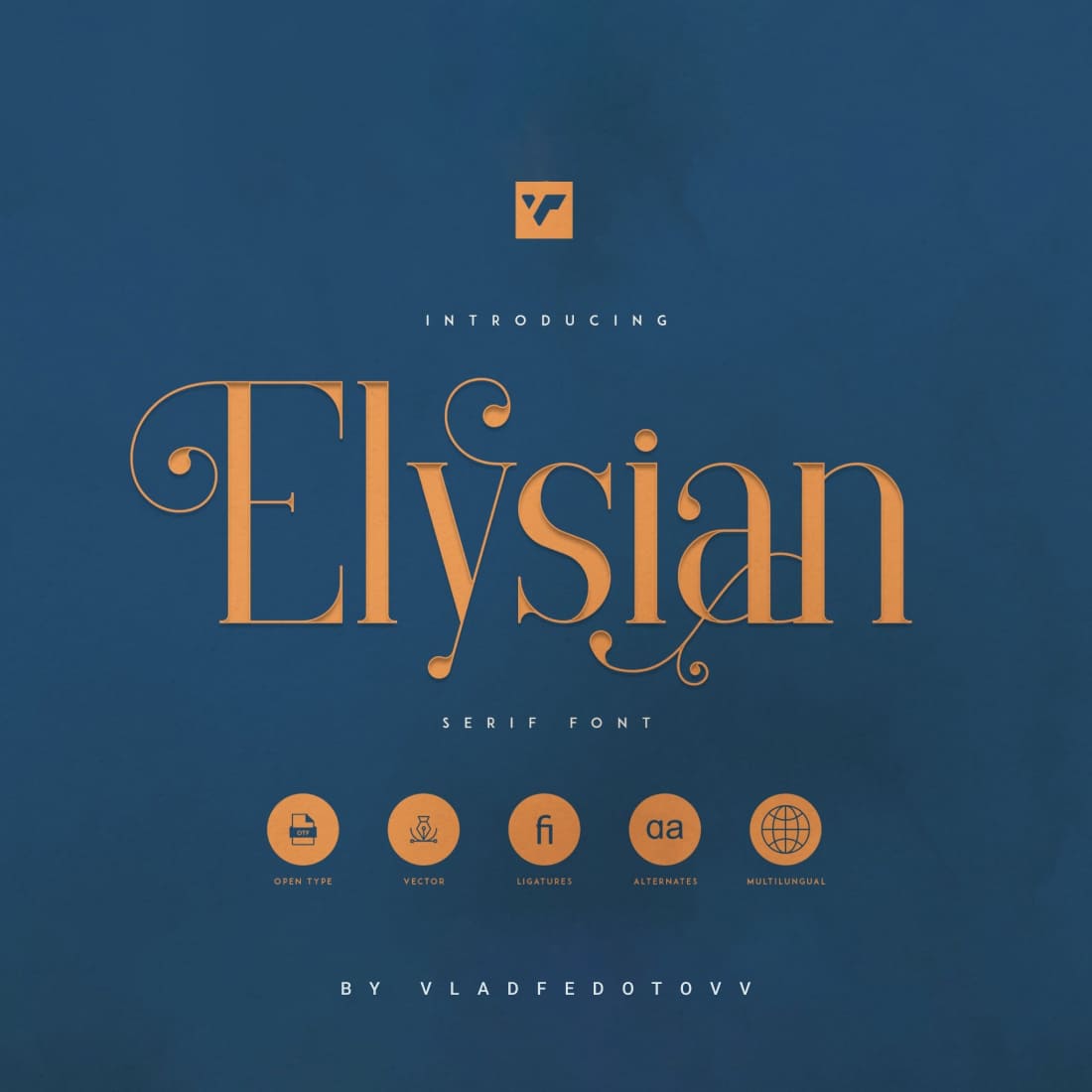Elysian – Serif Font Cover image.