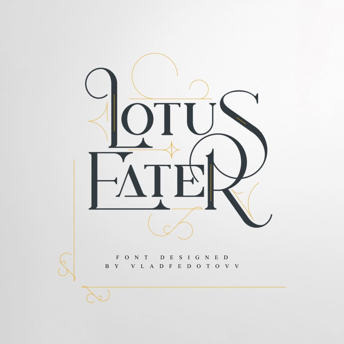 Lotus Eater Vintage Font Family cover images.