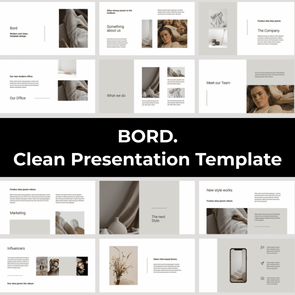 Neutral Google Slides BORD - Neutral Google Slides Template – MasterBundles