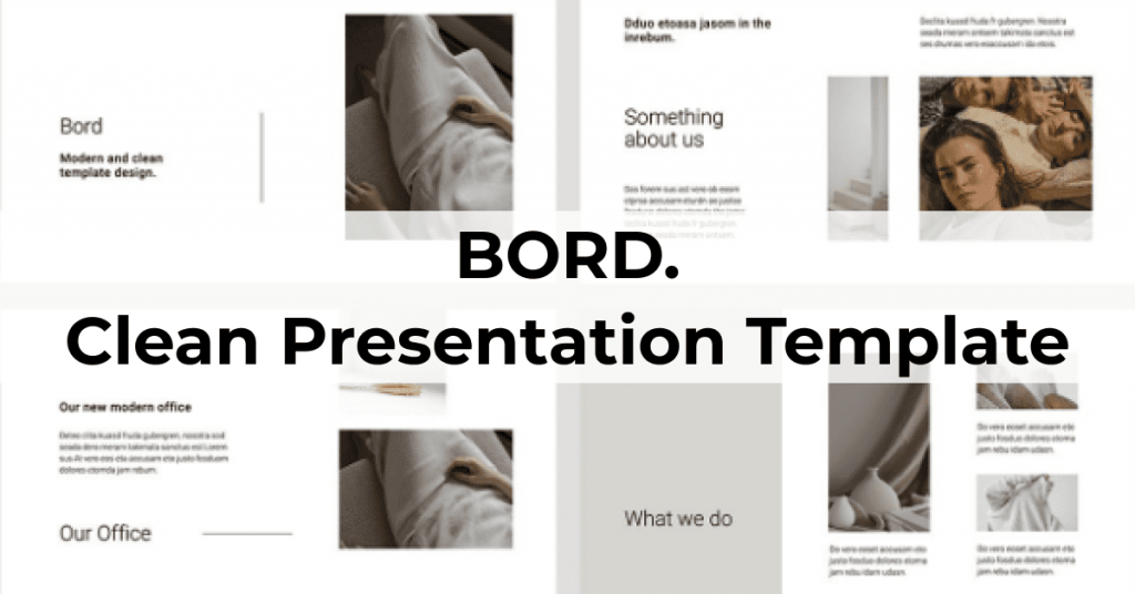 BORD Google Slides Template by MasterBundles Facebook Collage Image.