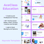 AceClass Education Keynote Template by MasterBundles.