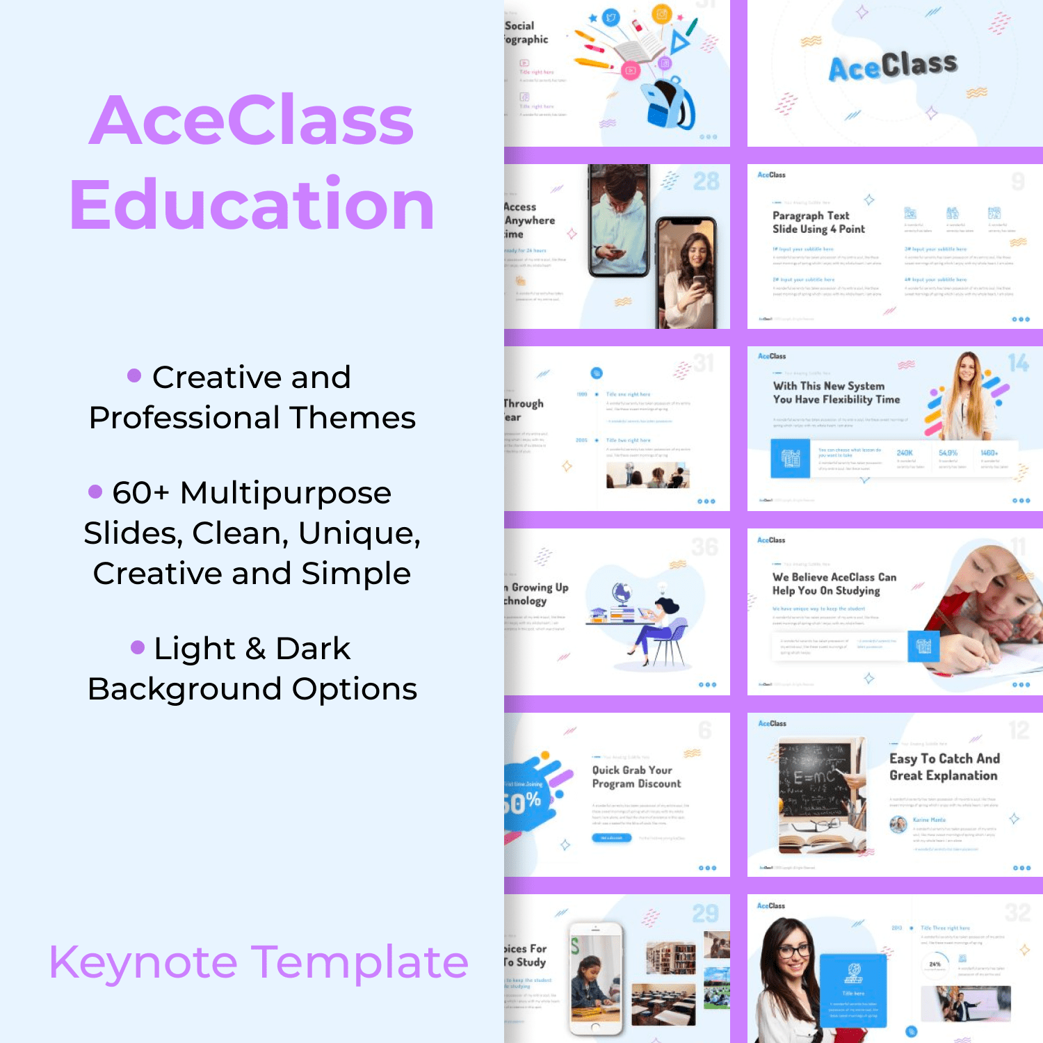 Nellsy Minimal Keynote Template – MasterBundles