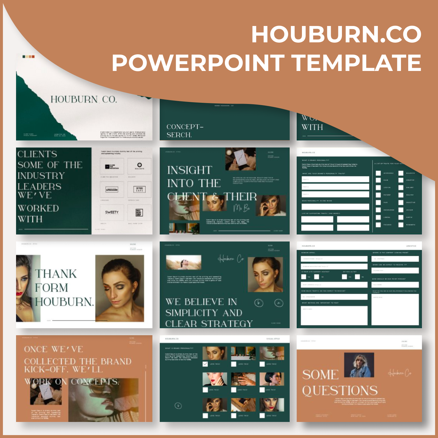 1 Houburn.CO Powerpoint Template 1500х1500