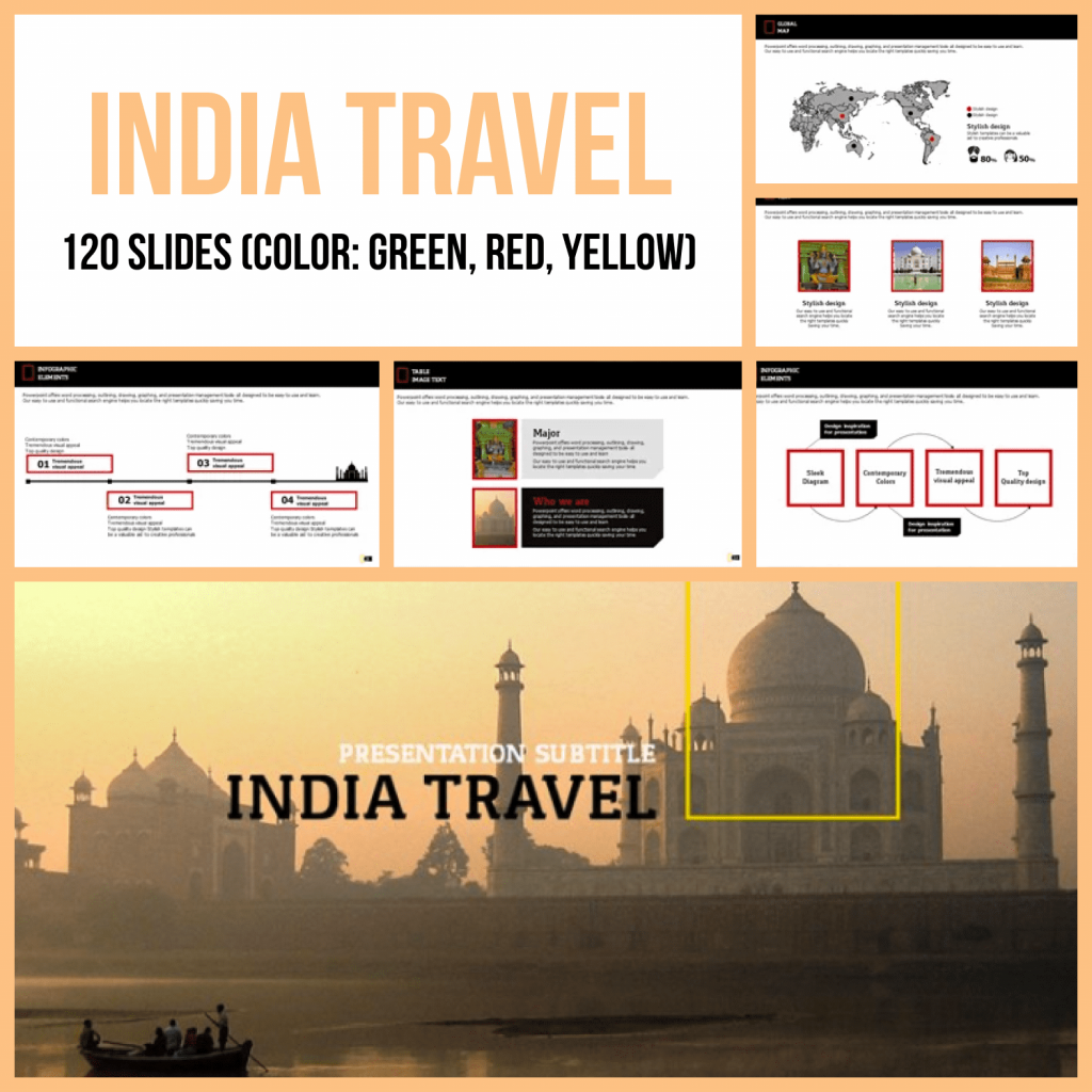 INDIA TRAVEL PowerPoint Presentation – MasterBundles