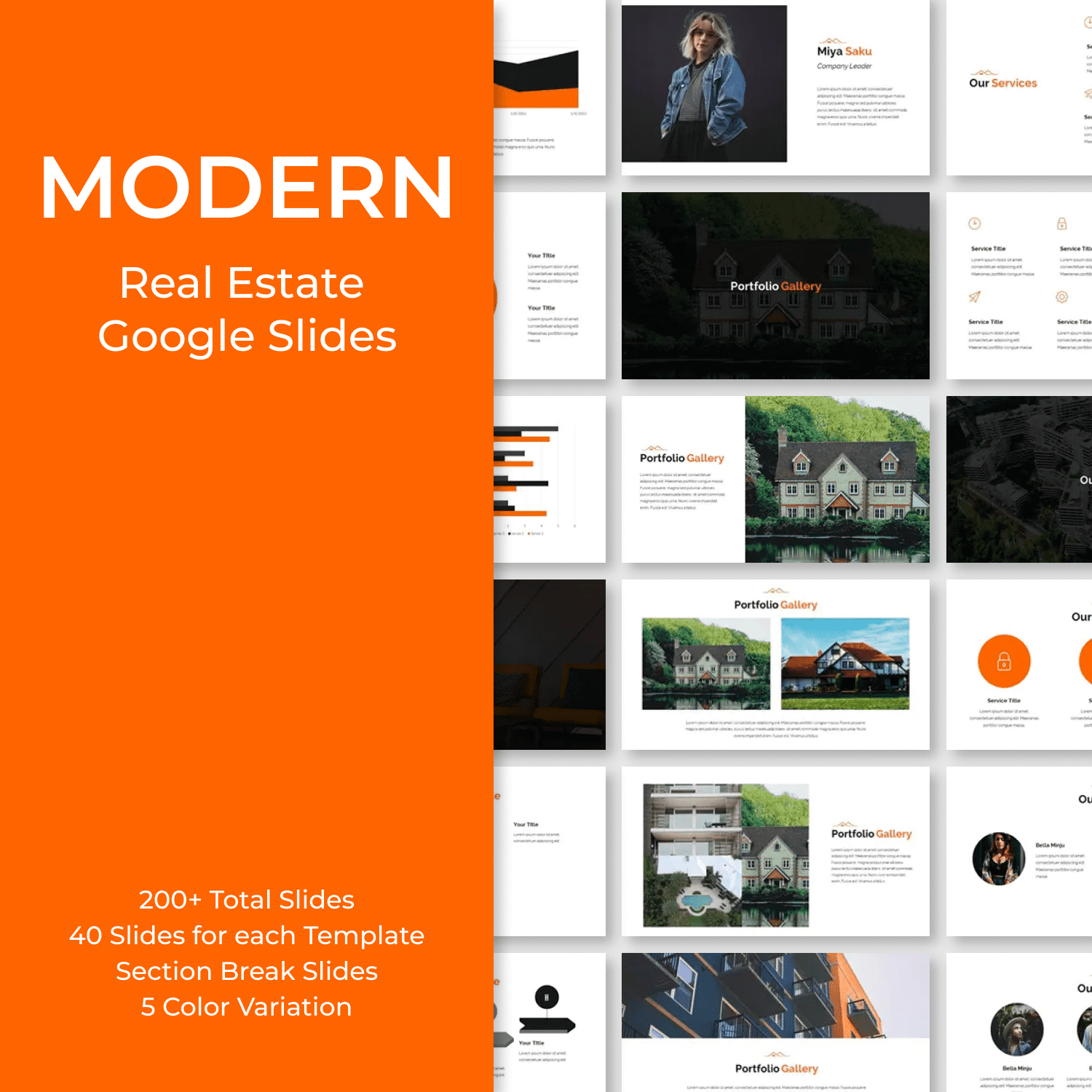 Modern Real Estate Google Slides by MasterBundles.