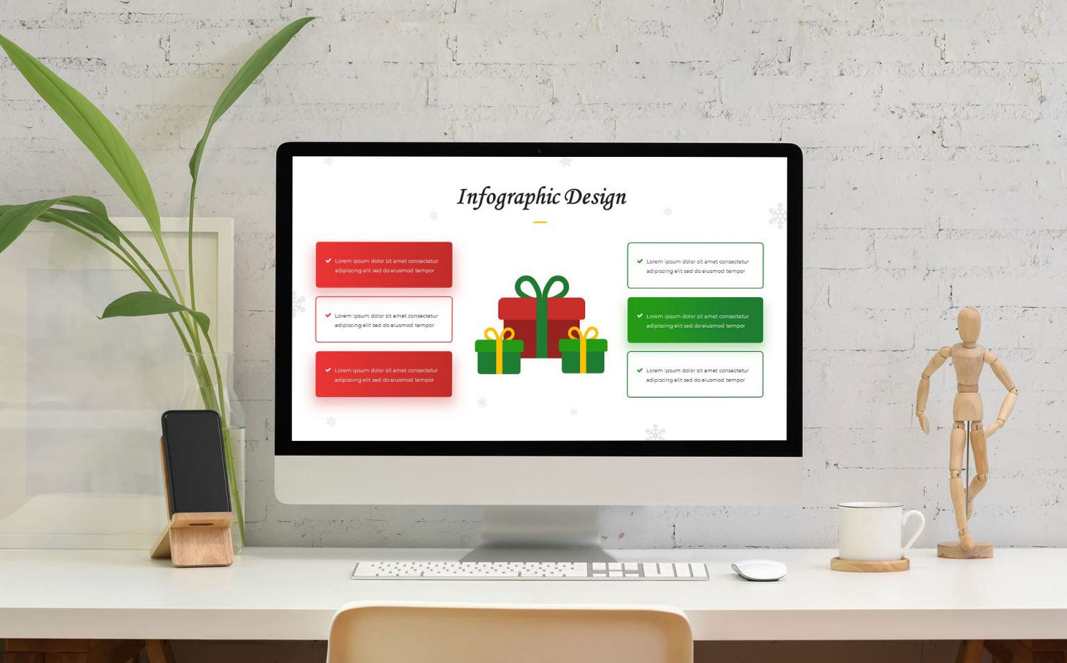 Merry Christmas Powerpoint Presentation Template – MasterBundles