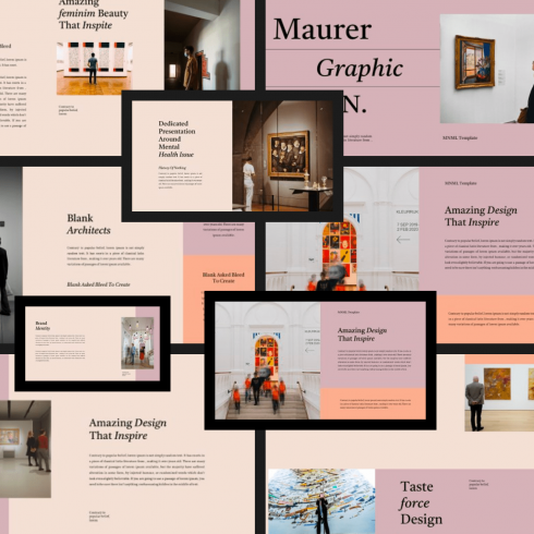 Maurer Powerpoint Template by MasterBundles Collage Image.
