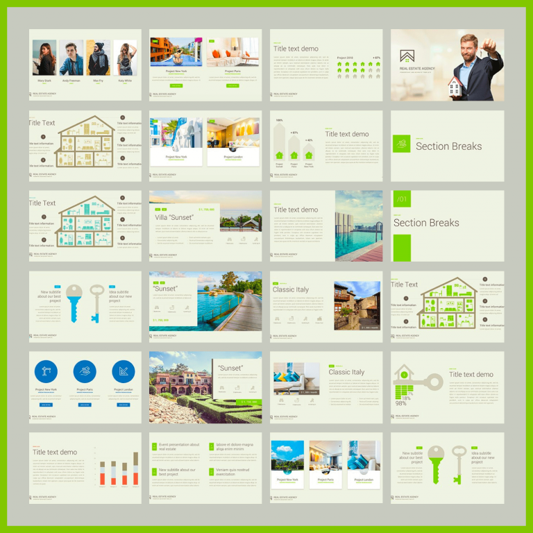 Real Estate PowerPoint Template – MasterBundles