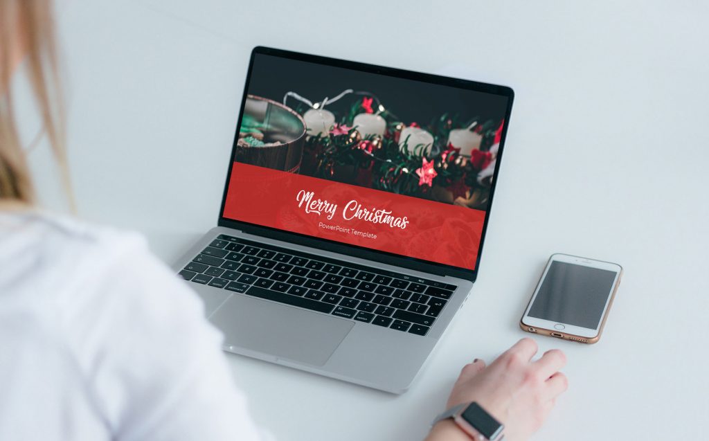 Merry Christmas Powerpoint Presentation Template – MasterBundles